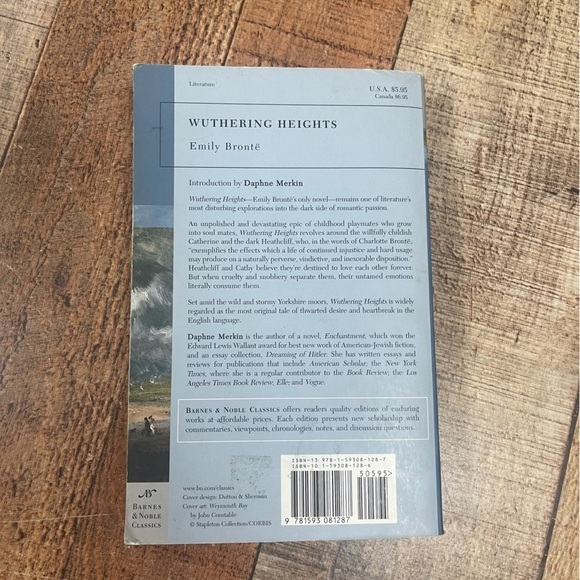 Wuthering Heights Emily Bronte Barnes And Noble Classics Paperback Classic - Picture 2 of 7